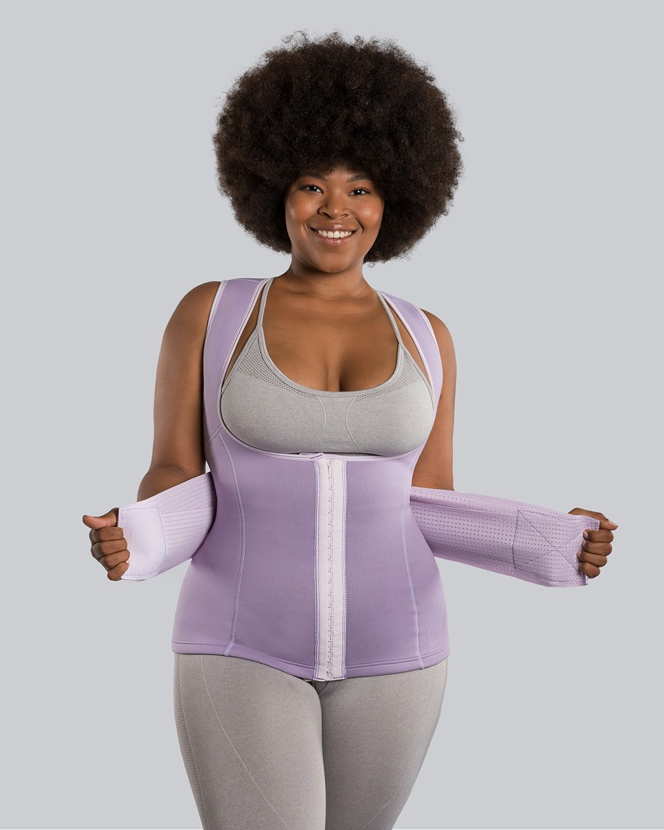 Adjustable Sweat Vest + Waist Shaper Belt