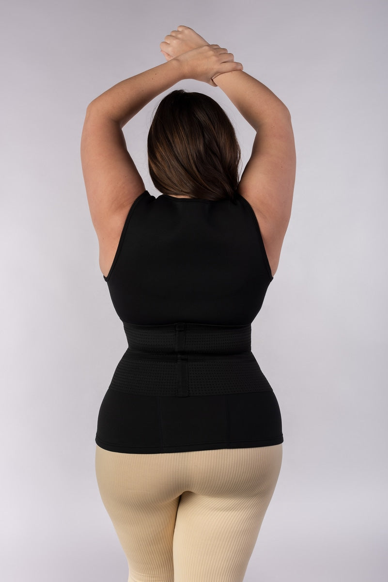 Classic Sweat Tank Top + Waist Shaper Belt