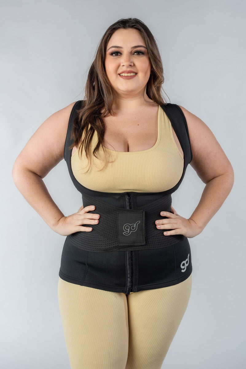 Adjustable Sweat Vest + Waist Shaper Belt