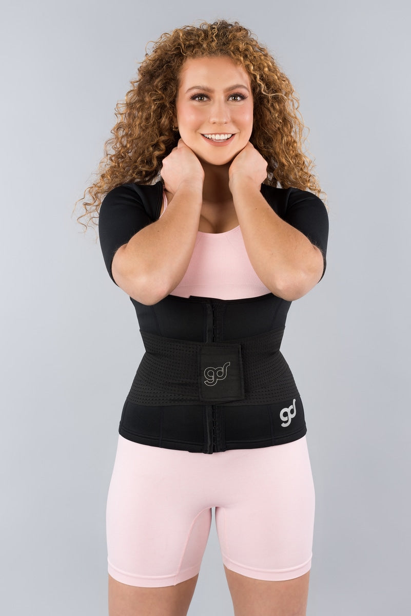Complete Upper Body Sweat Vest + Waist Shaper Belt