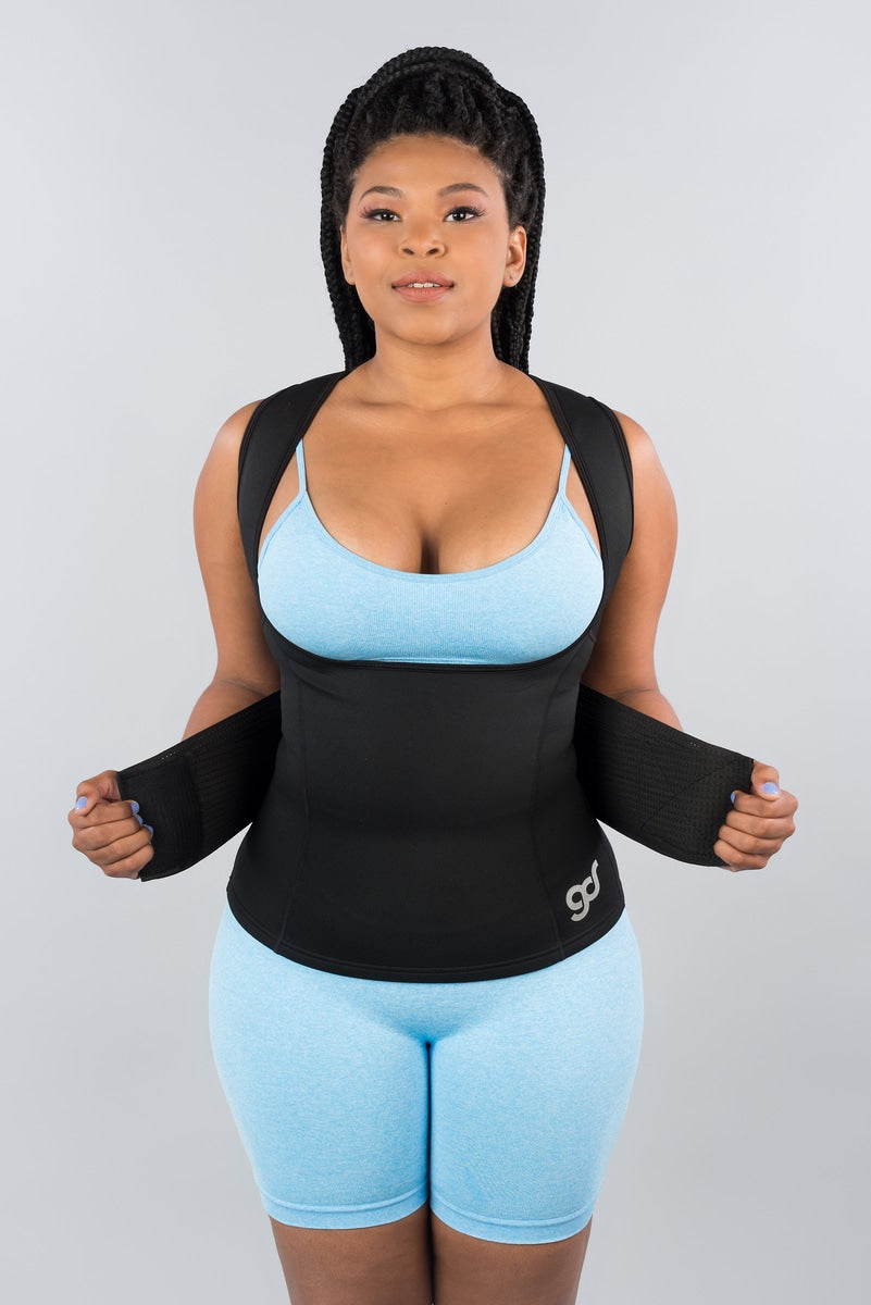 Classic Sweat Tank Top + Waist Shaper Belt