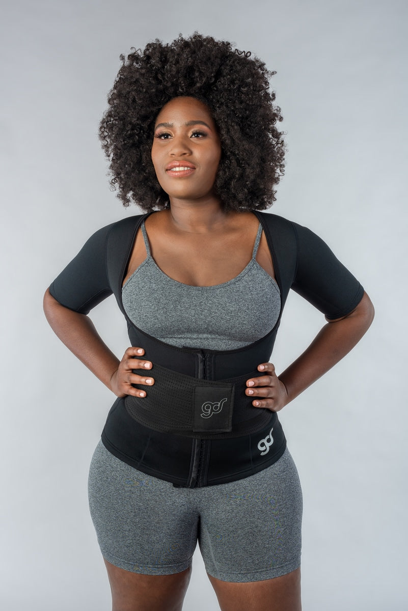 Complete Upper Body Sweat Vest + Waist Shaper Belt