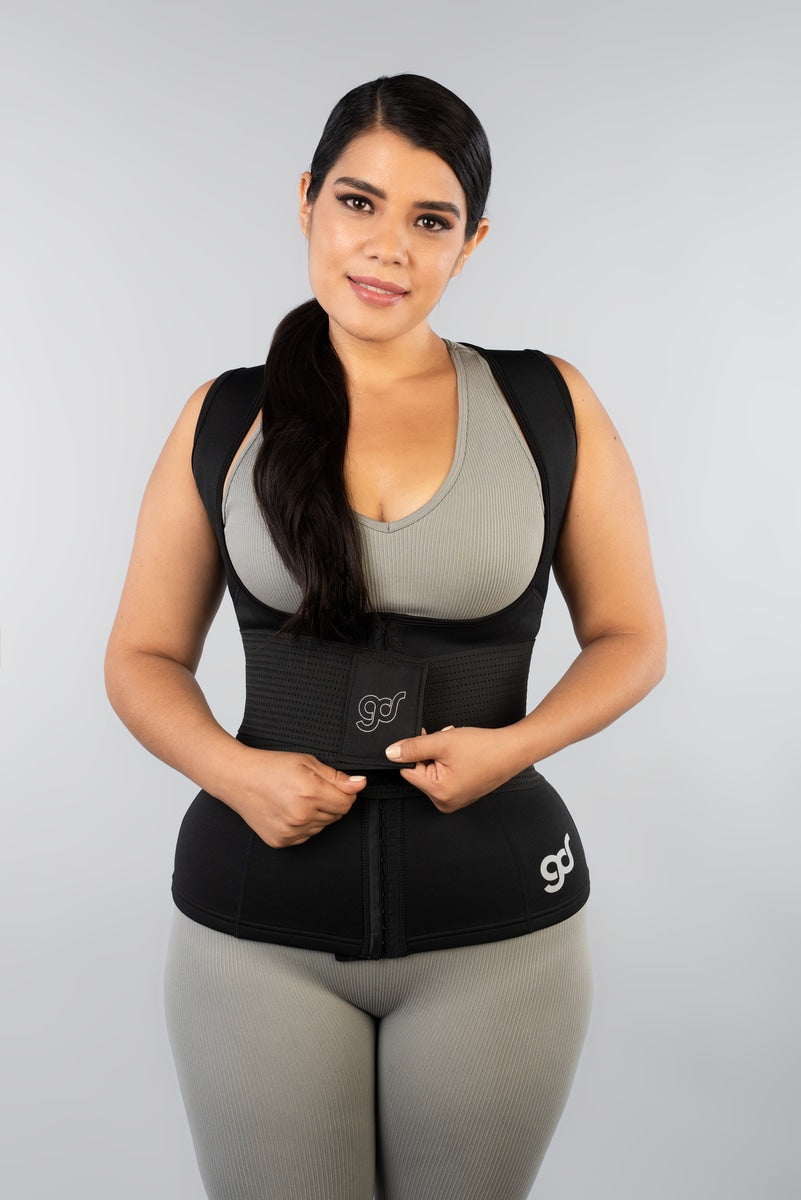 Adjustable Sweat Vest + Waist Shaper Belt