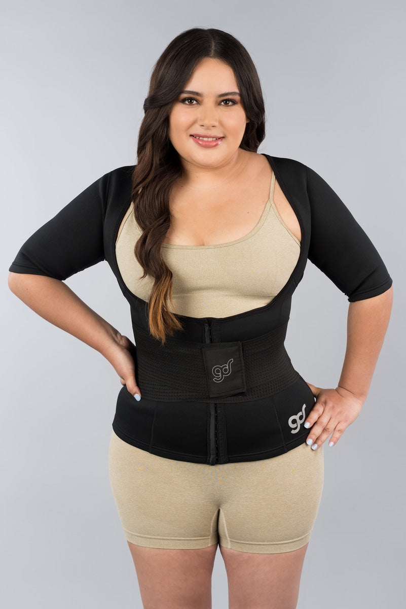 Complete Upper Body Sweat Vest + Waist Shaper Belt