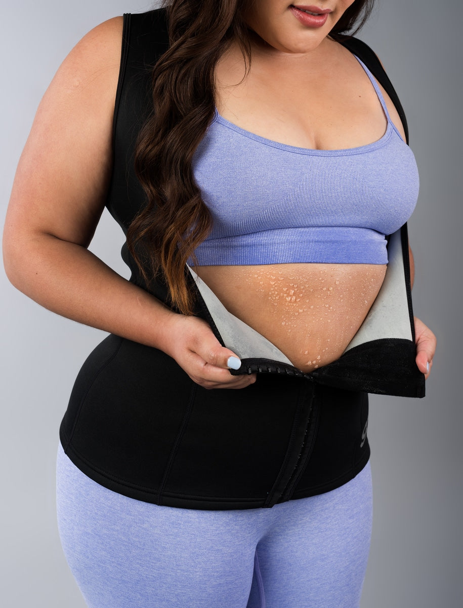 Adjustable Sweat Vest + Waist Shaper Belt
