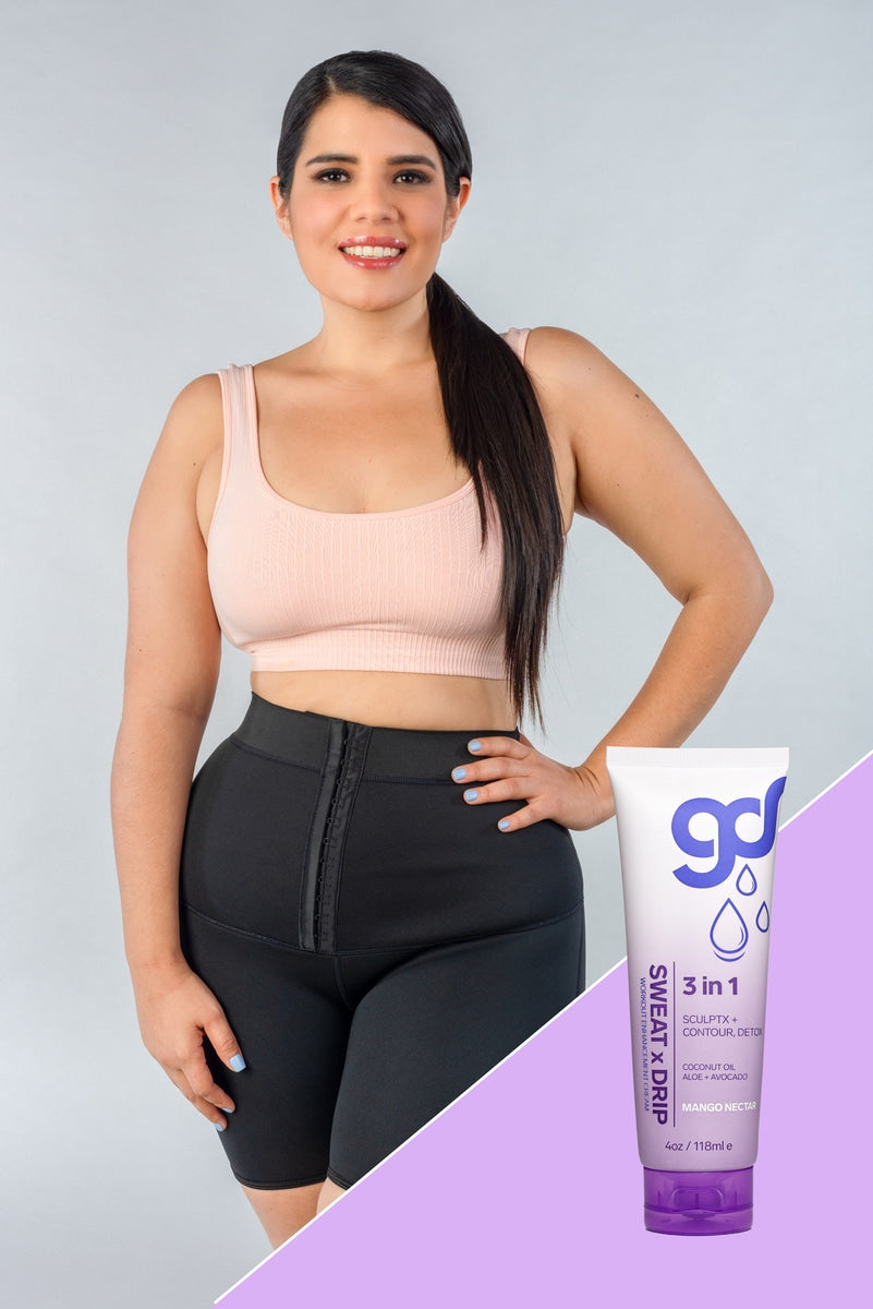 Shorts moldeadores efecto sauna + Crema reductora 3 en 1