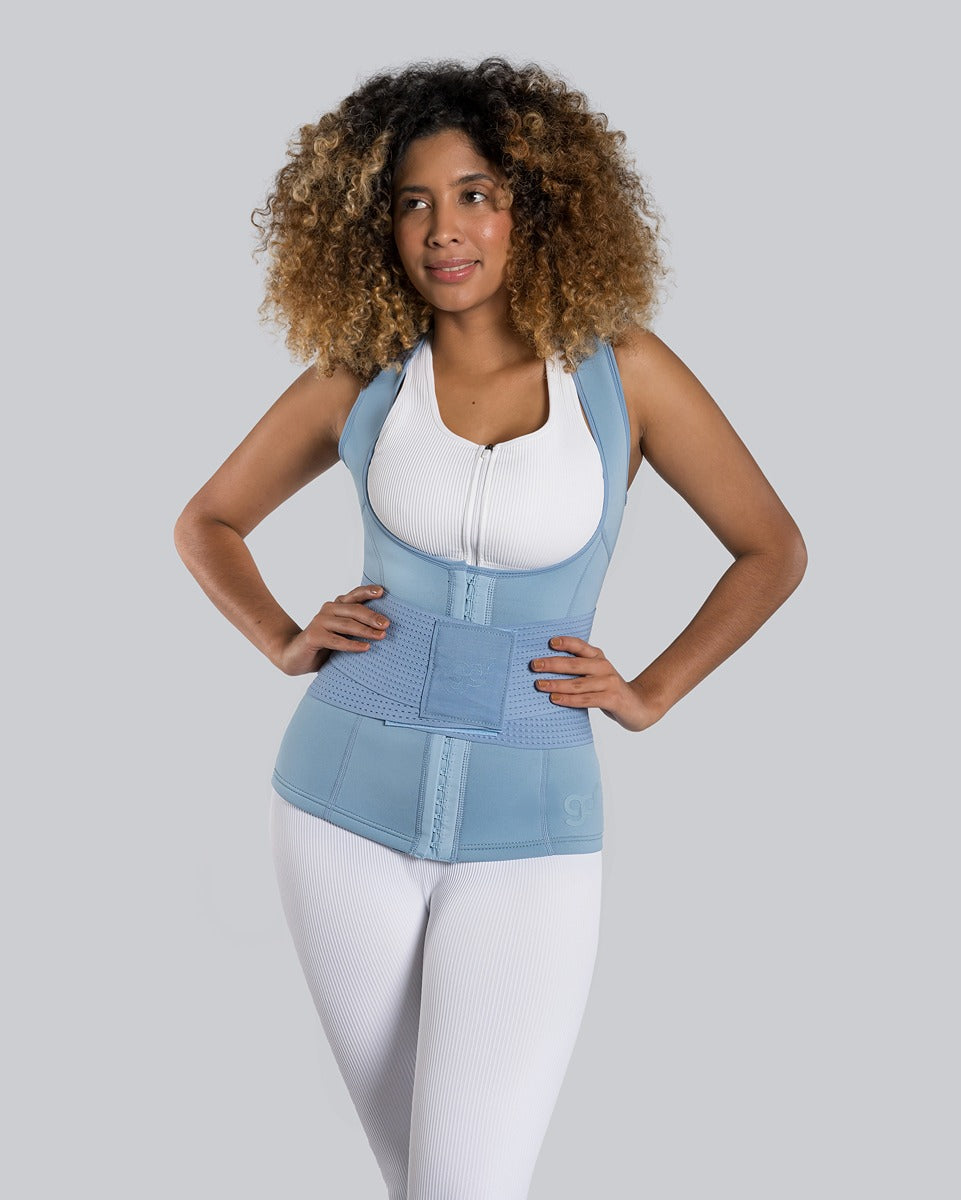 Sweat vest waist discount trainer plus size