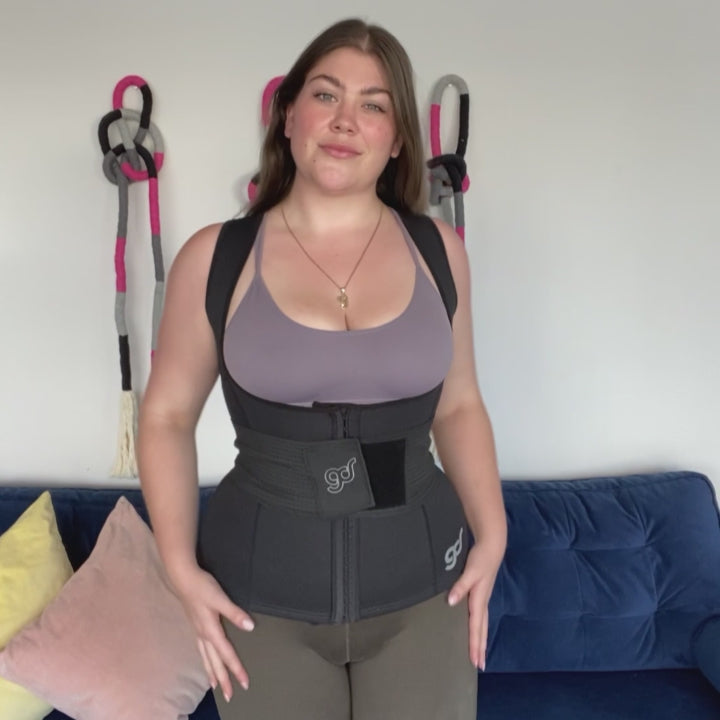 Adjustable Sweat Vest + Waist Shaper Belt