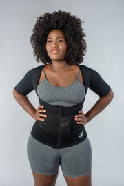 Complete Upper Body Sweat Vest + Waist Shaper Belt